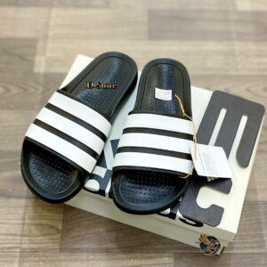 Adilette Flow - Đen sọc trắng