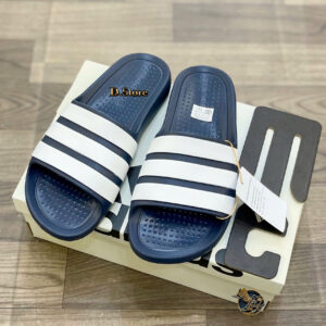 Adilette Flow - Xanh dương sọc trắng