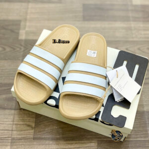 Adilette Flow - Nâu sọc trắng