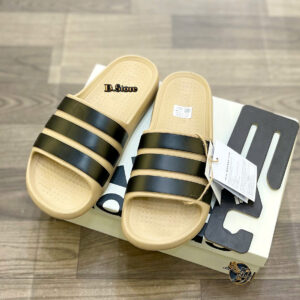 Adilette Flow - Nâu sọc đen