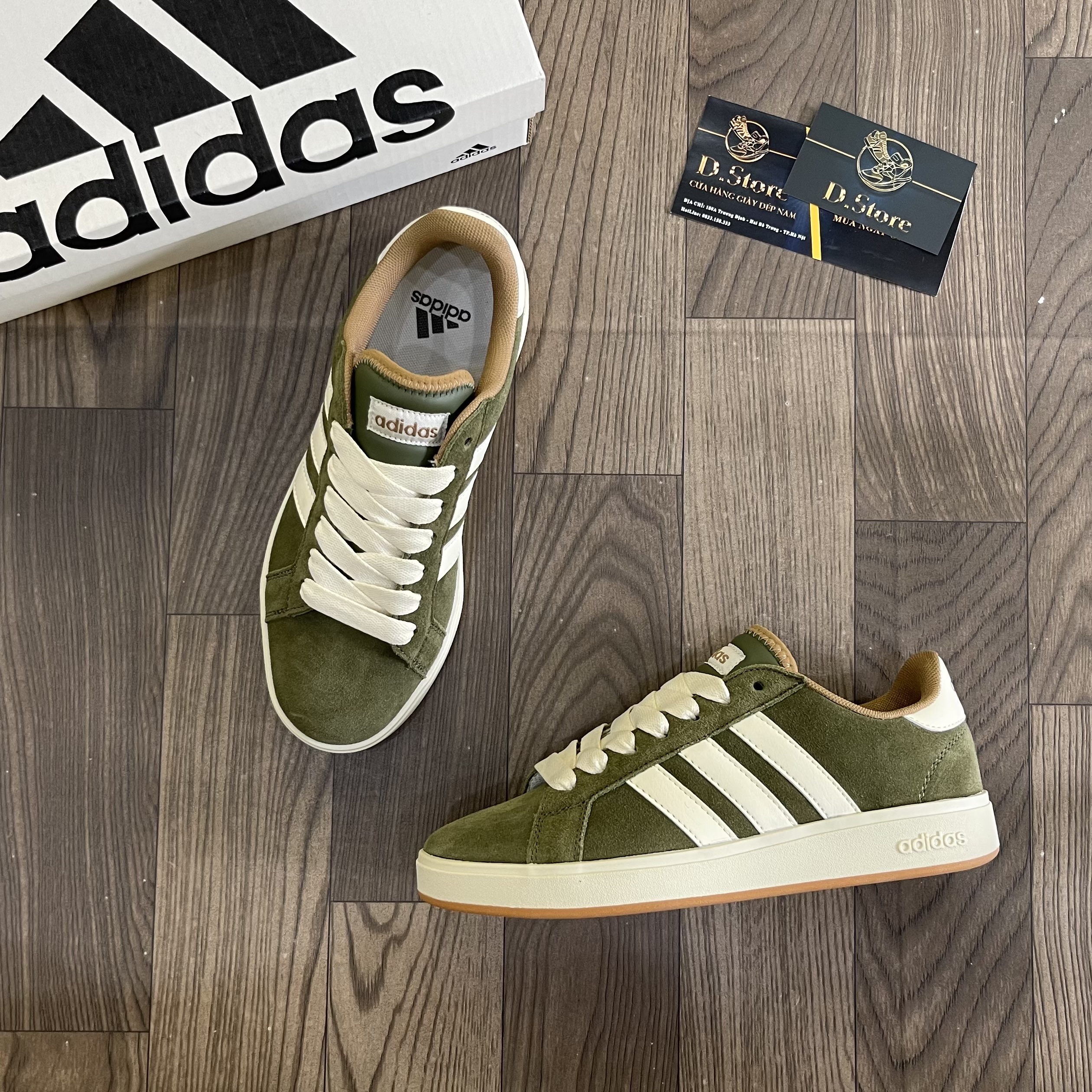 Grand Court – Xanh rêu sọc vàng